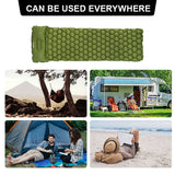 Outdoor Sleeping Pad Camping Inflatable Mattress with Pillows Travel Mat Folding Bed Ultralight Air Cushion Hiking Trekking - Outdoor Man Rec