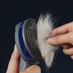 Cat Comb Brush Pet Hair Removes Comb For Cat Dog Pet Grooming Hair Cleaner Cleaning Pet Dog Cat Supplies Self Cleaning Cat Brush - Outdoor Man Rec