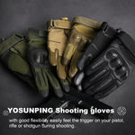 Touch Screen Tactical Gloves PU Leather Army Military Combat Airsoft Sports Cycling Paintball Hunting Full Finger Glove Men - Outdoor Man Rec