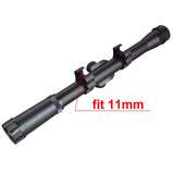 Crossbow Riflescope with Red Dot Laser Sight - Outdoor Man Rec