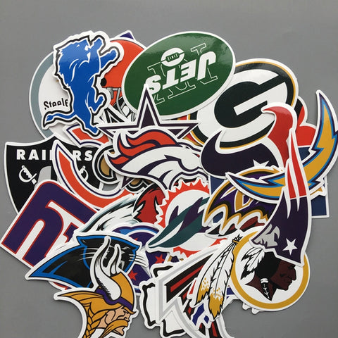 32pcs American football Cool Funny Stickers - Outdoor Man Rec